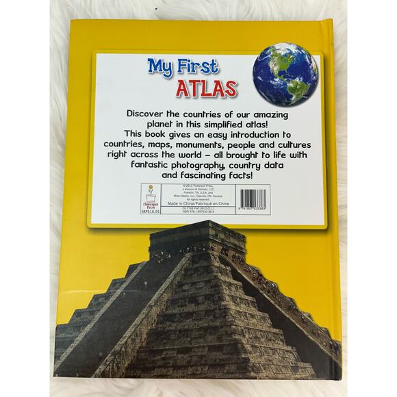 My First Atlas Kid's Book Educational Learn School GUC - Picture 2 of 3